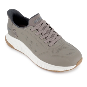 Deportivo Slip-Ins cordon elastico mujer taupe 2