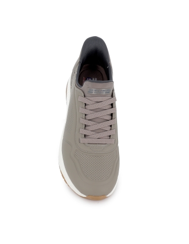Deportivo Slip-Ins cordon elastico mujer taupe
