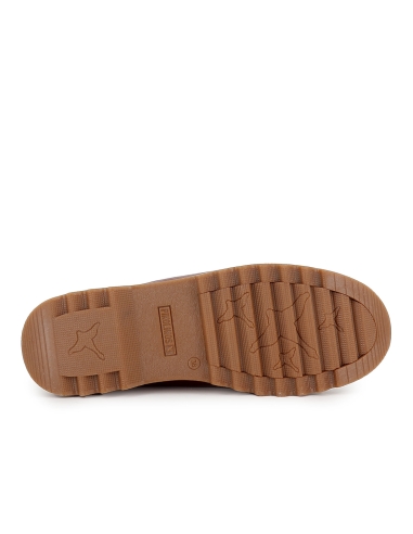 Deportiva sport cremallera piel brandy mujer