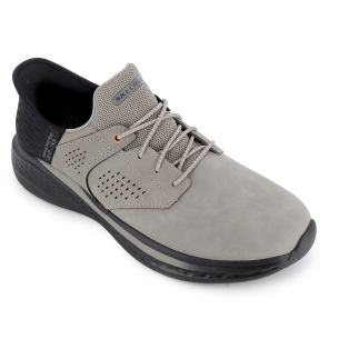 Sneakers deportivo piel Slip-Ins para hombre gris 2
