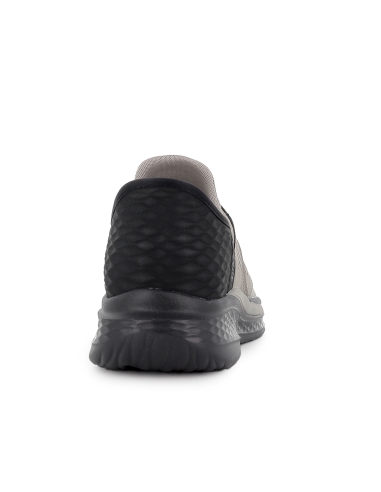 Sneakers deportivo piel Slip-Ins para hombre gris