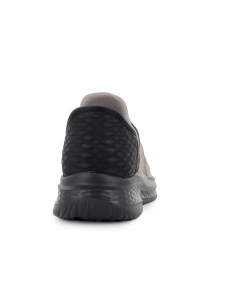 Sneakers deportivo piel Slip-Ins para hombre gris