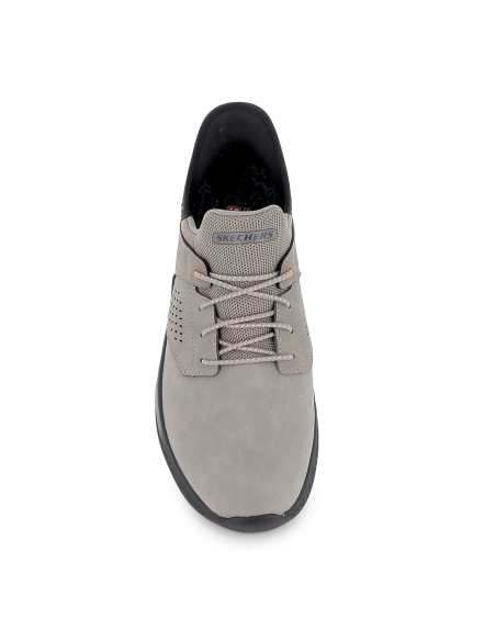 Sneakers deportivo piel Slip-Ins para hombre gris