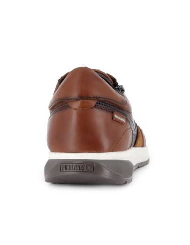 Deportiva de vestir piel con cremallera hombre cuero