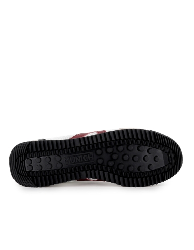 Deportiva cordones serraje y nylon hombre blanca combi