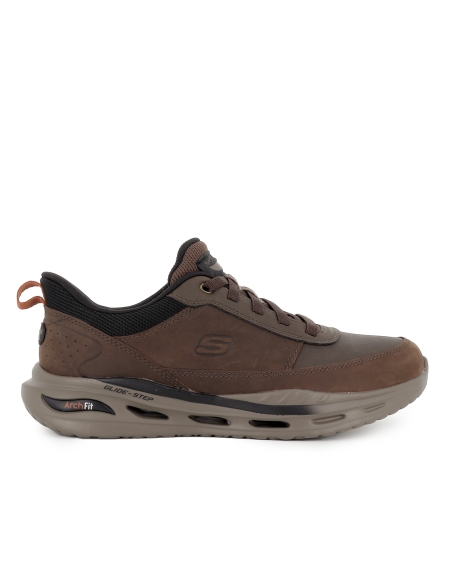 Zapato cordones piel Slip-Ins comodas hombre marron