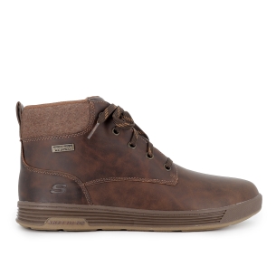 Bota casual cordones waterproof hombre marron