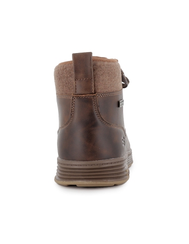 Bota casual cordones waterproof hombre marron