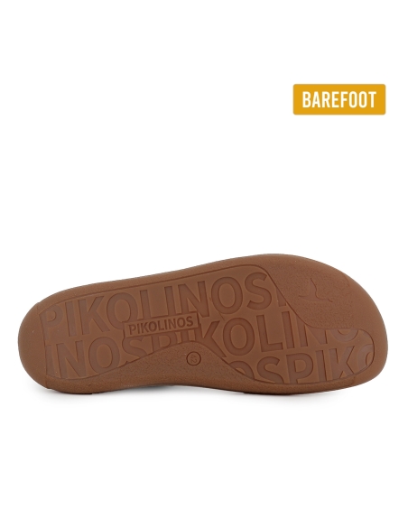 Deportiva piel barefoot cordon plantilla extraible hombre negro