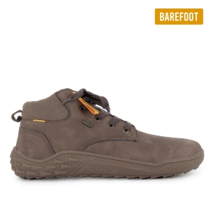 Botin barefoot cordones plantilla hombre marron