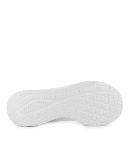 Deportivas comodas con cordones Memory Foam mujer blancas