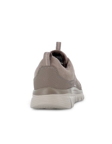 Deportiva vegana comoda cordones elasticos elasticos mujer taupe