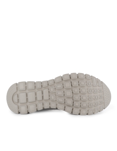 Deportiva vegana comoda cordones elasticos elasticos mujer taupe