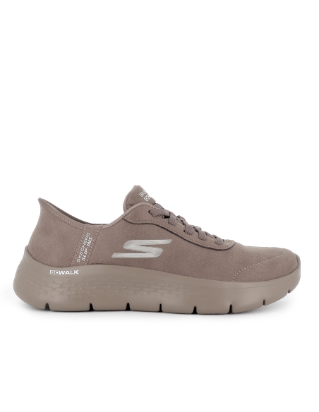 Sneakers deportivo Slip-Ins cordon elastico mujer marron