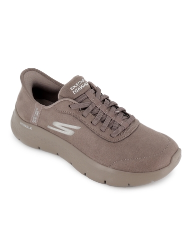 Sneakers deportivo Slip-Ins cordon elastico mujer marron