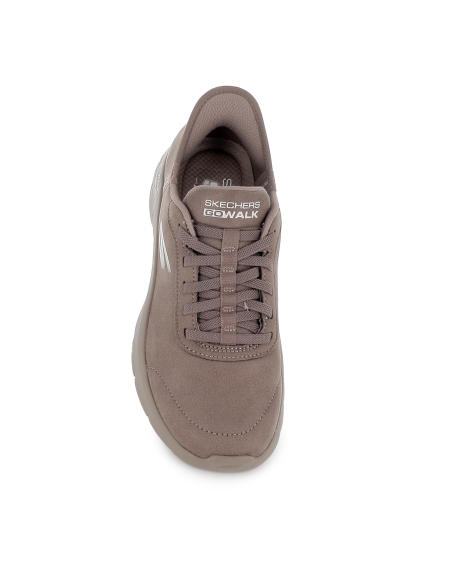 Sneakers deportivo Slip-Ins cordon elastico mujer marron