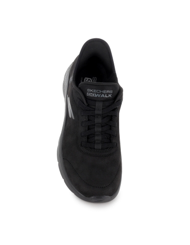 Deportivo piel vegana cordon elastico Slip-Ins mujer negro