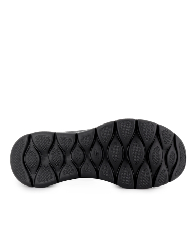 Deportivo piel vegana cordon elastico Slip-Ins mujer negro