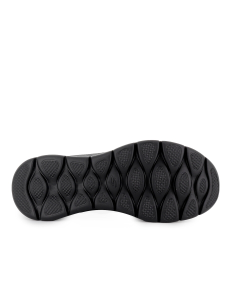 Deportivo piel vegana cordon elastico Slip-Ins mujer negro