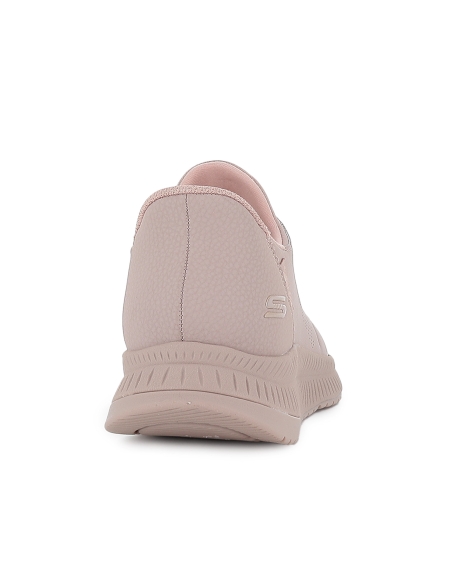 Deportivas Slip-ins con cordones elasticos Memory Foam mujer rosa