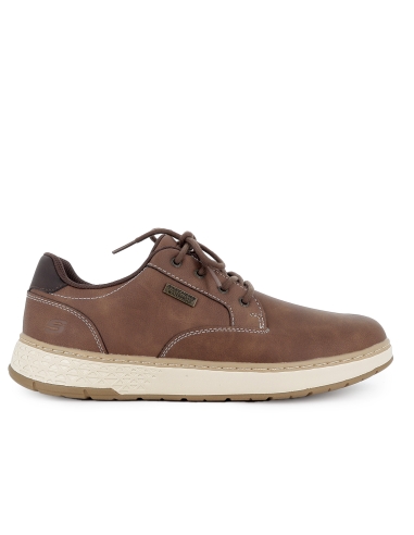 Zapatos sport casuales con cordones hombre marron