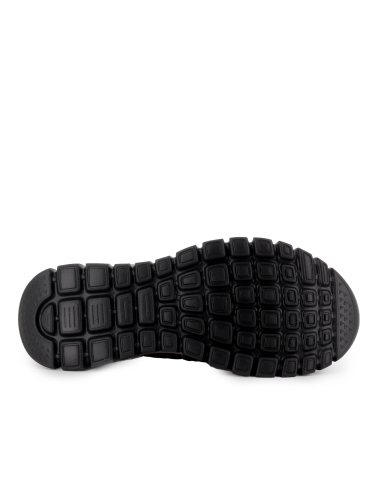 Deportivas comodas cordones elasticos entrelazados mujer negro