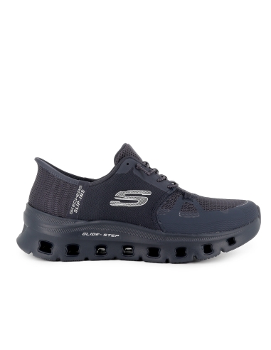 Zapato sport vegano slip-ins con cordones mujer azul