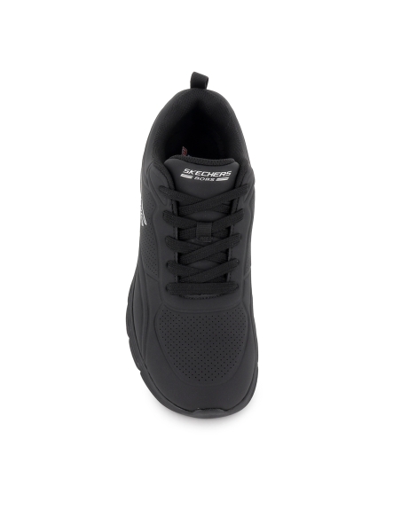 Deportivas cordones y Memory Foam mujer negras