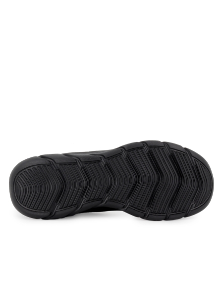 Deportivas cordones y Memory Foam mujer negras