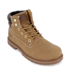 Bota casual collarin acolchado plantilla hombre amarillo 2