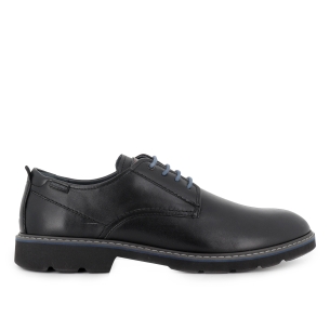 Zapato cordones sport piel con plantilla acolchada hombre negro