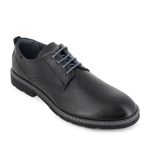 Zapato cordones sport piel con plantilla acolchada hombre negro 2
