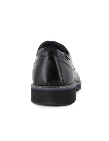 Zapato cordones sport piel con plantilla acolchada hombre negro