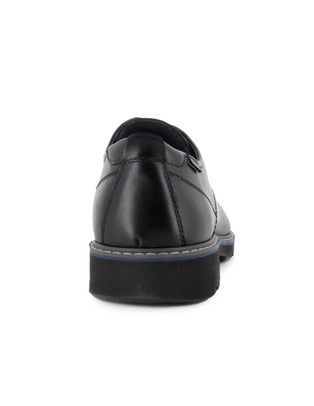 Zapato cordones sport piel con plantilla acolchada hombre negro