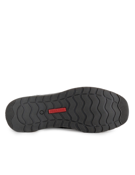 Deportiva de vestir cordones piel negro hombre