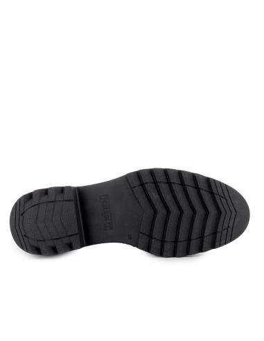 Botin piel cremallera y tacon ligero extra confort mujer negro