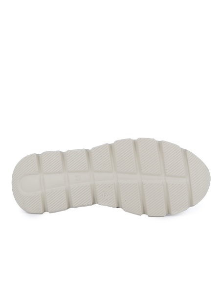 Deportiva nylon y serraje cordones elasticos comoda hombre kaki