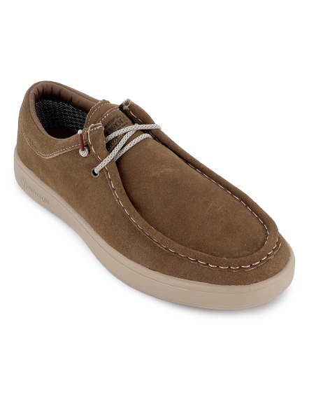 Wallabi casual vegana cordon elastico hombre camel