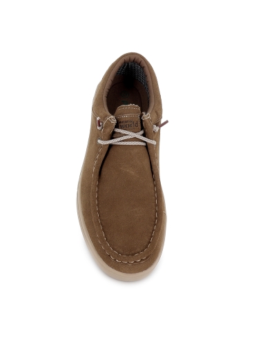 Wallabi casual vegana cordon elastico hombre camel