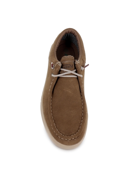Wallabi casual vegana cordon elastico hombre camel