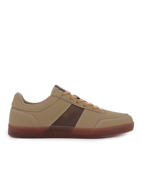 Deportiva casual nobuck PU suela caramelo comodo hombre camel