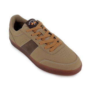 Deportiva casual nobuck PU suela caramelo comodo hombre camel 2