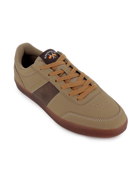 Deportiva casual nobuck PU suela caramelo comodo hombre camel