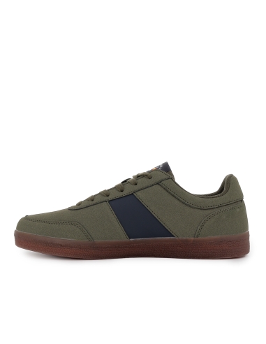 Deportiva casual nobuck PU suela caramelo comodo hombre verde