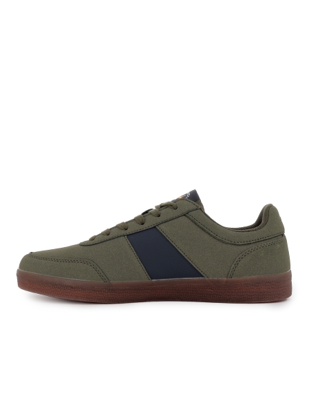 Deportiva casual nobuck PU suela caramelo comodo hombre verde