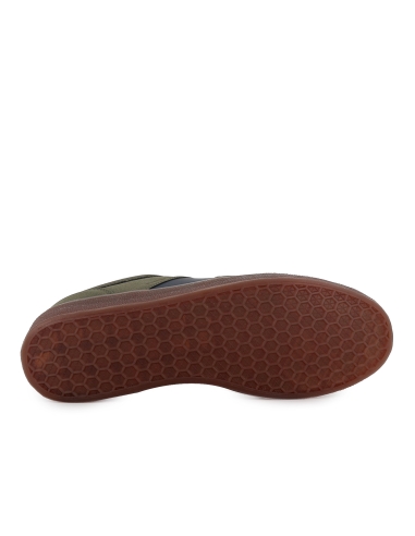 Deportiva casual nobuck PU suela caramelo comodo hombre verde