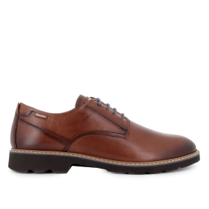 Zapato cordones sport piel con plantilla acolchada hombre cuero