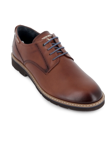 Zapato cordones sport piel con plantilla acolchada hombre cuero