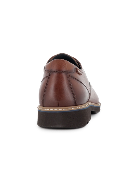 Zapato cordones sport piel con plantilla acolchada hombre cuero