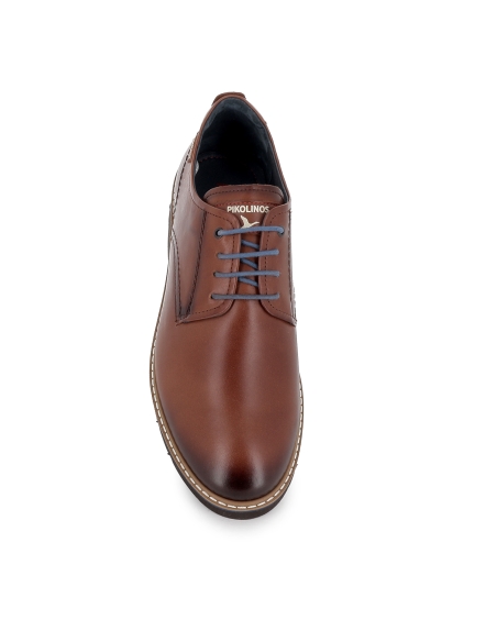 Zapato cordones sport piel con plantilla acolchada hombre cuero